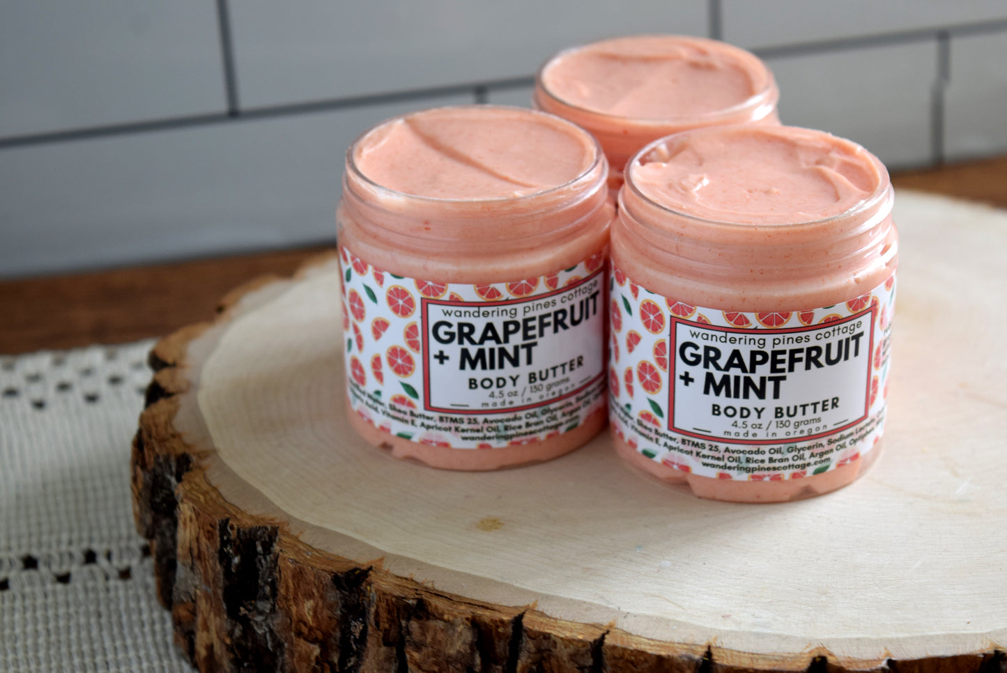 Grapefruit and Mint Body Butter