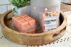 wax melts star fruit and lily wandering pines cottage