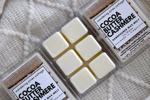 cocoa butter cashmere wax melts - wandering pines cottage