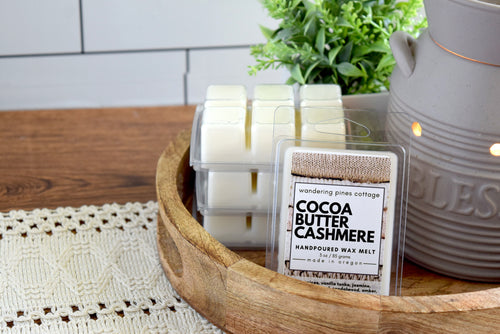 cocoa butter cashmere wax melts - wandering pines cottage