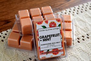Grapefruit and Mint Wax Melt