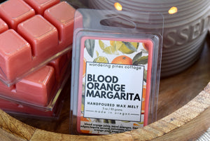 blood orange margarita wax melts - wandering pines cottage