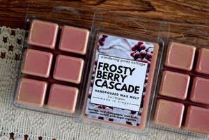 frosted berry cascade winter wax melt - wandering pines cottage