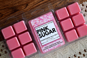 scented wax melt pink sugar - wandering pines cottage