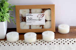 tealights toasted marshmallow - wandering pines cottage