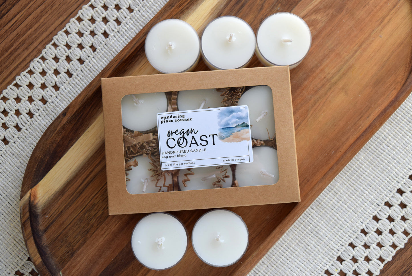 Oregon Coast Tealights