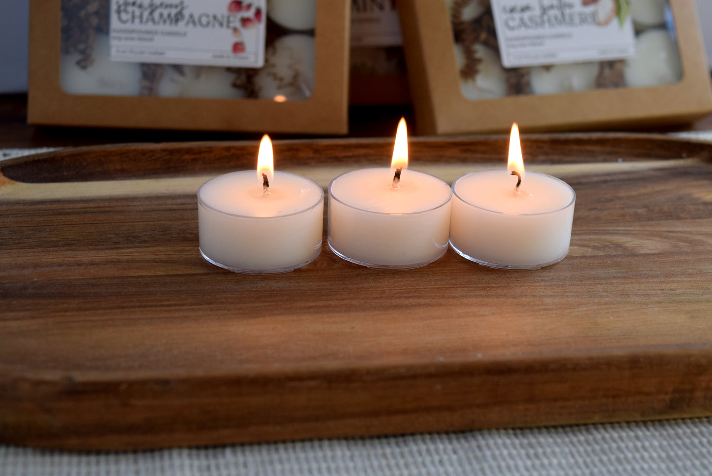 Grapefruit and Mint Tealights