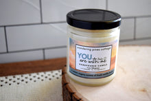 Load image into Gallery viewer, psalm 23 you are with me vanilla bean candle - wandering pines cottage