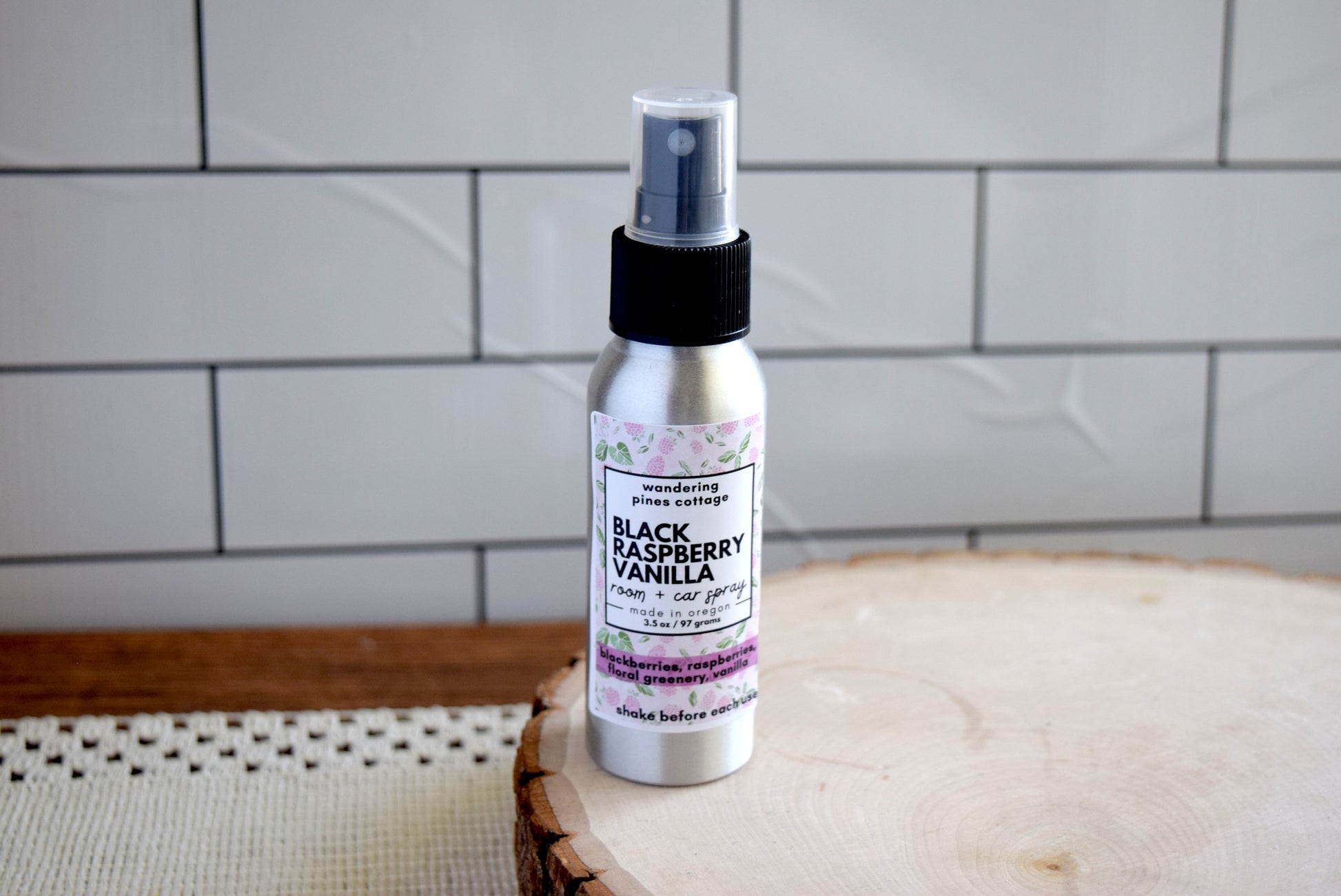 black raspberry vanilla room spray - wandering pines cottage