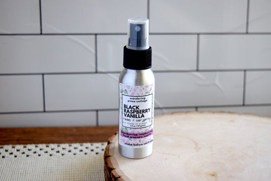 black raspberry vanilla room spray - wandering pines cottage