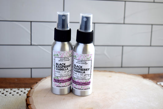 Room and car odor eliminator black raspberry vanilla - wandering pines cottage