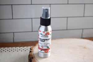 room spray grapefruit and mint - wandering pines cottage