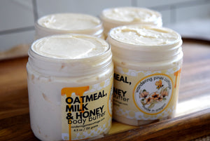 Oatmeal, Milk, And Honey Body Butter
