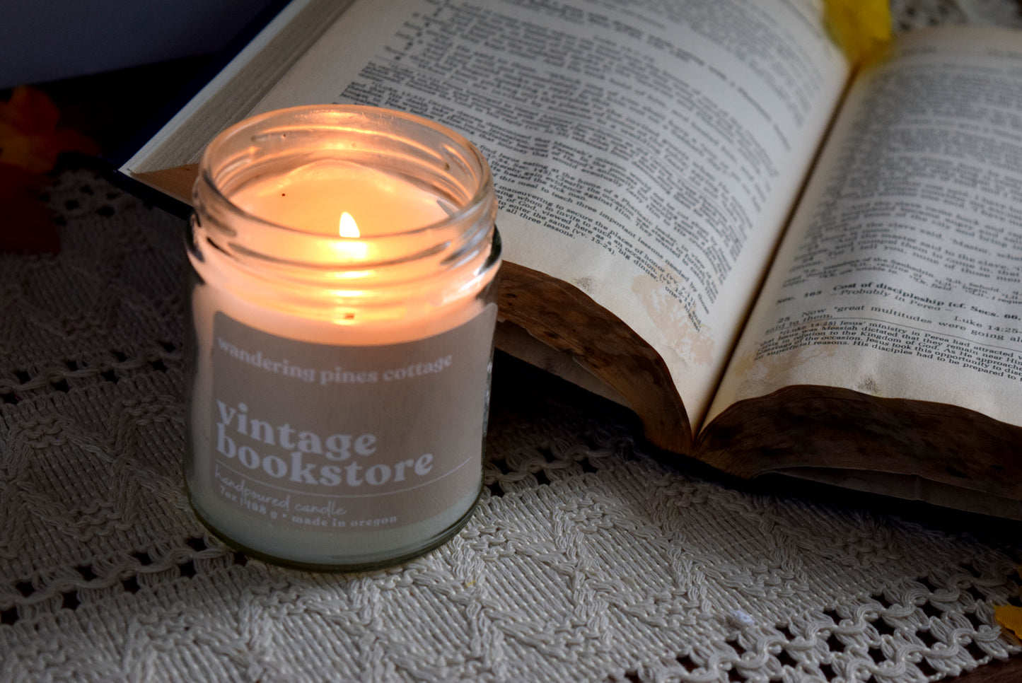 Vintage Bookstore Candle