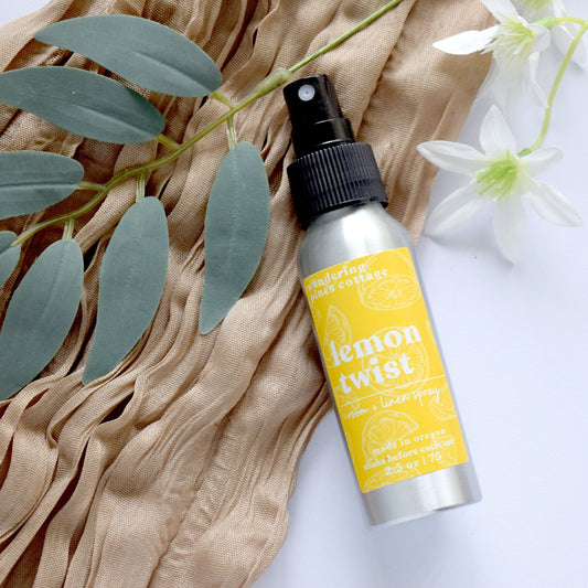 Lemon Twist Room Spray - wandering pines cottage