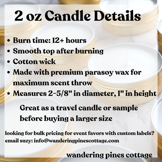 Apple Pie Travel Candle Tin