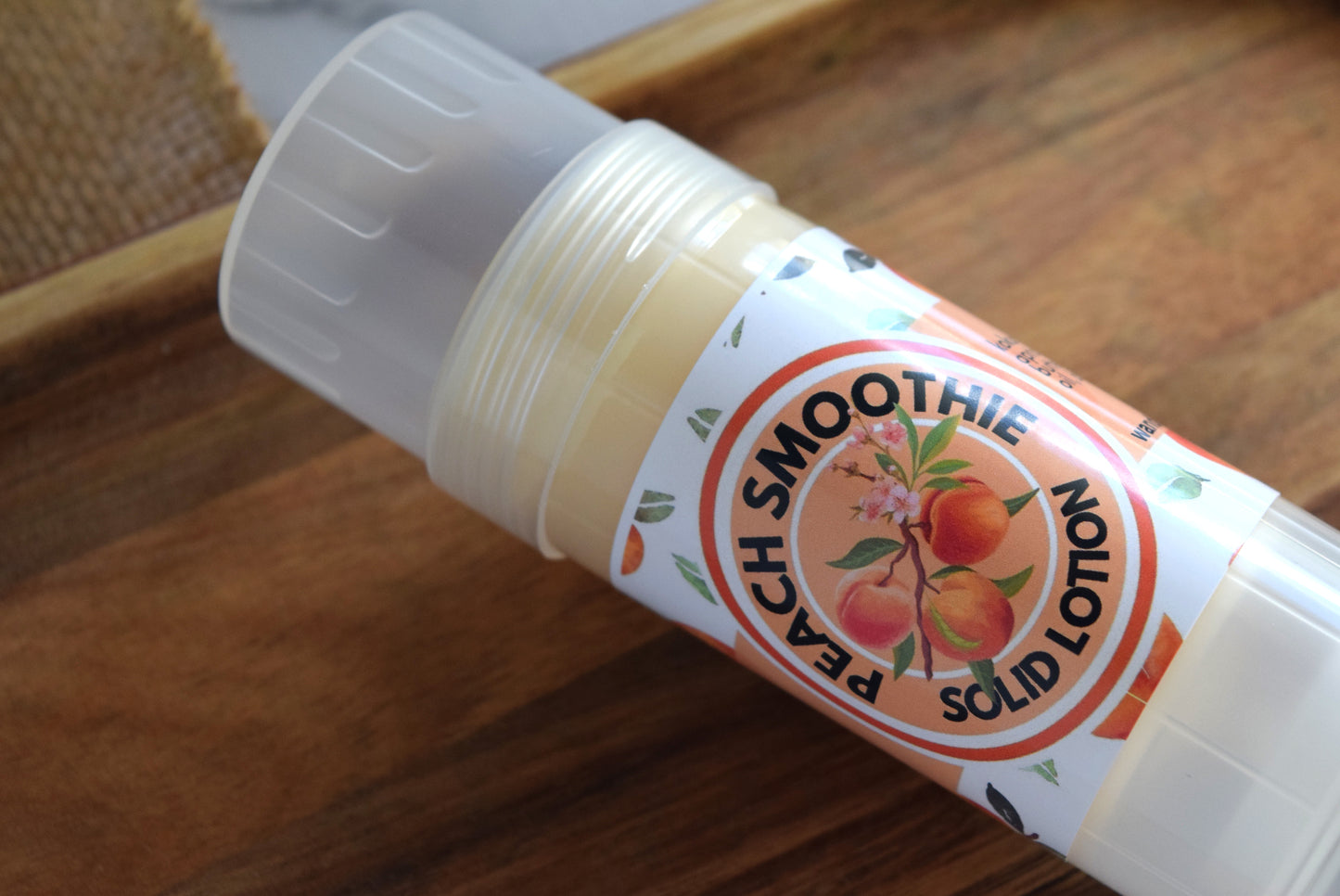 Peach Smoothie Solid Lotion Bar