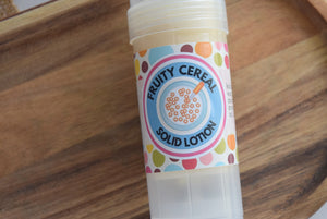 Fruity Cereal Solid Lotion Bar