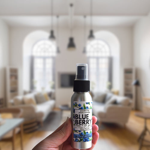 blueberry room spray - wandering pines cottage