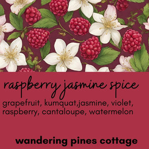 Raspberry Jasmine Spice Wax Melt