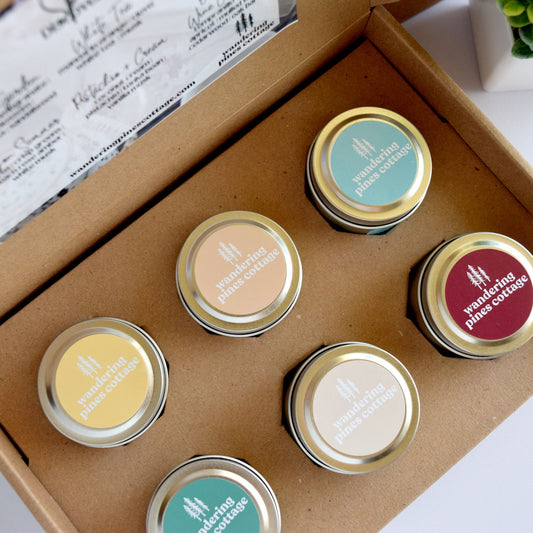 Spring Candle Discovery Box wandering pines cottage