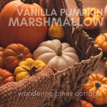 Vanilla Pumpkin Marshmallow Mason Jar Candle