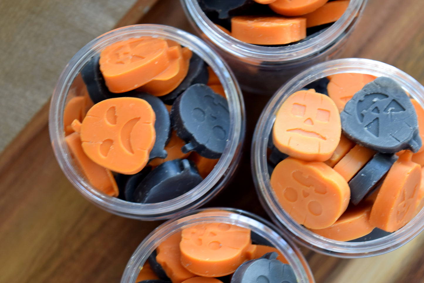 Jack O Lantern Wax Melt Jar