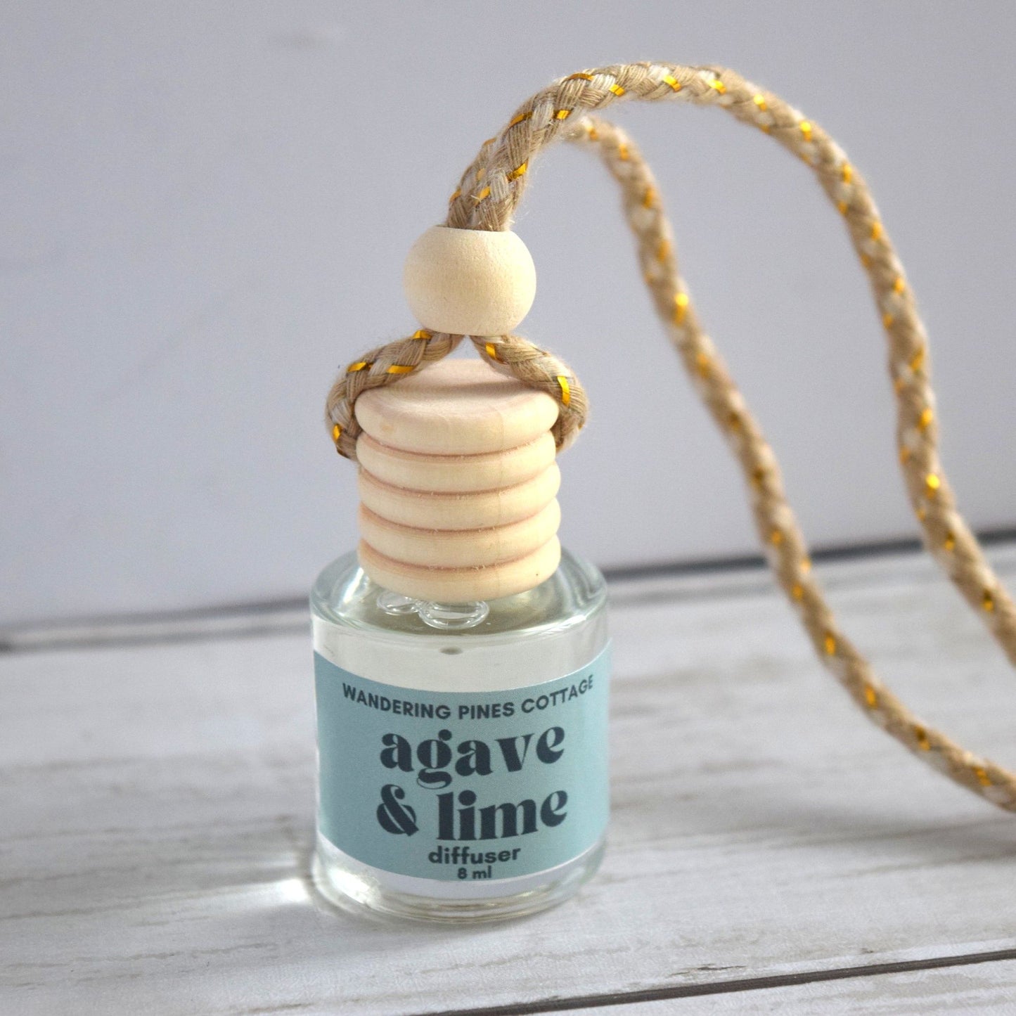 agave lime hanging diffuser - wandering pines cottage