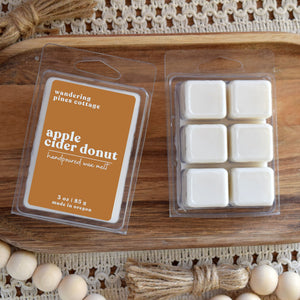 apple cider donut wax melt - wandering pines cottage