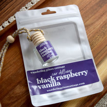 Load image into Gallery viewer, Black Raspberry Vanilla Hanging Car Diffuser