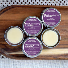 Load image into Gallery viewer, black raspberry vanilla solid lotion tin - wandering pines cottage