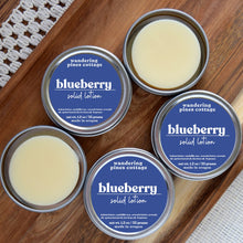 Load image into Gallery viewer, Blueberry Solid Lotion in a Tin