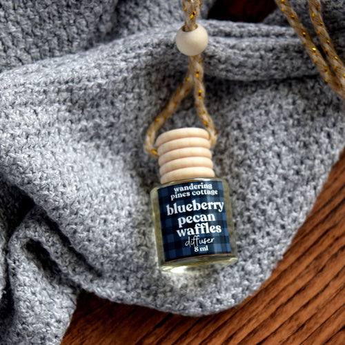 hanging diffuser blueberry pecan waffles