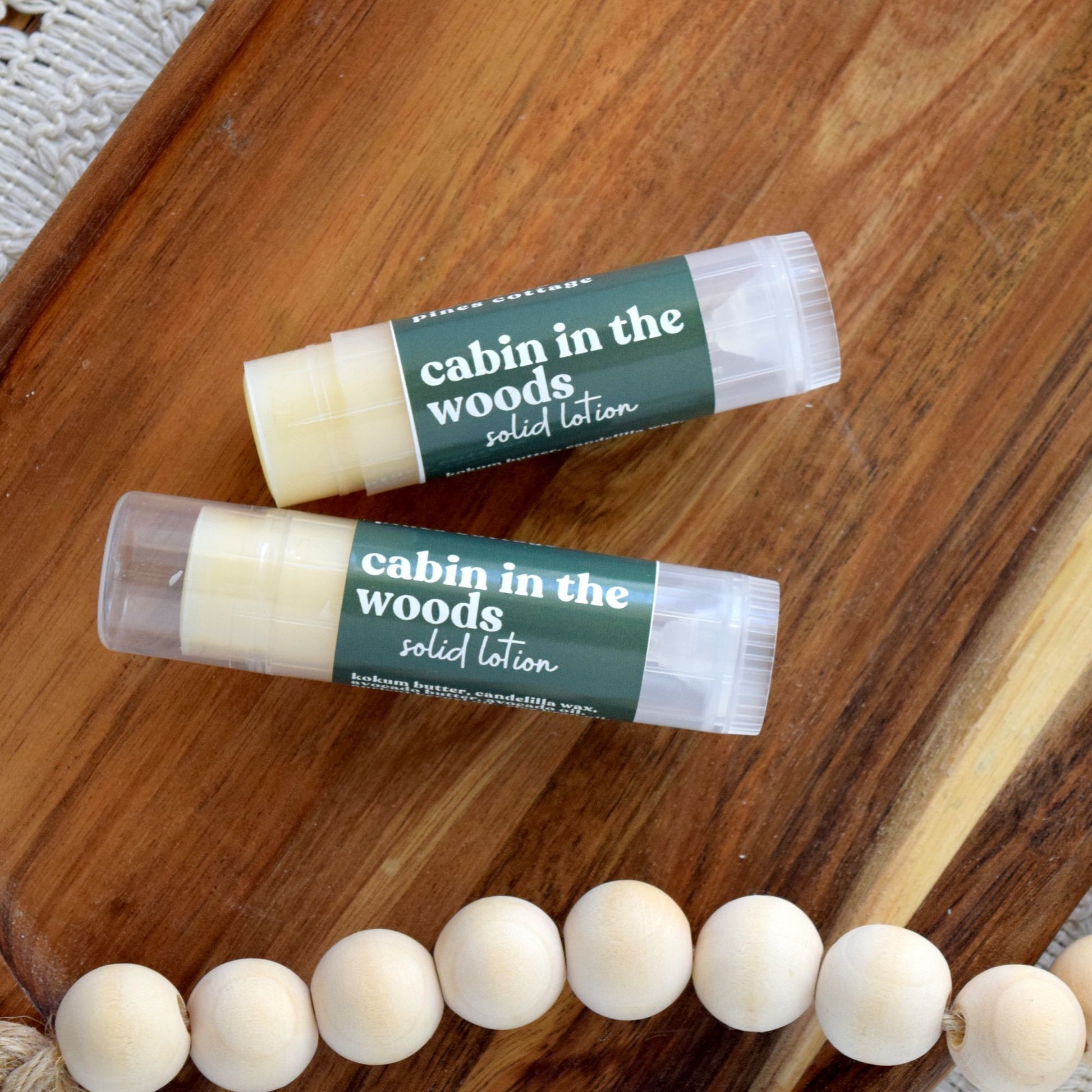 cabin in the woods solid body butter - wandering pines cottage