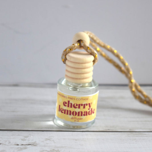 cherry lemonade hanging diffuser - wandering pines cottage