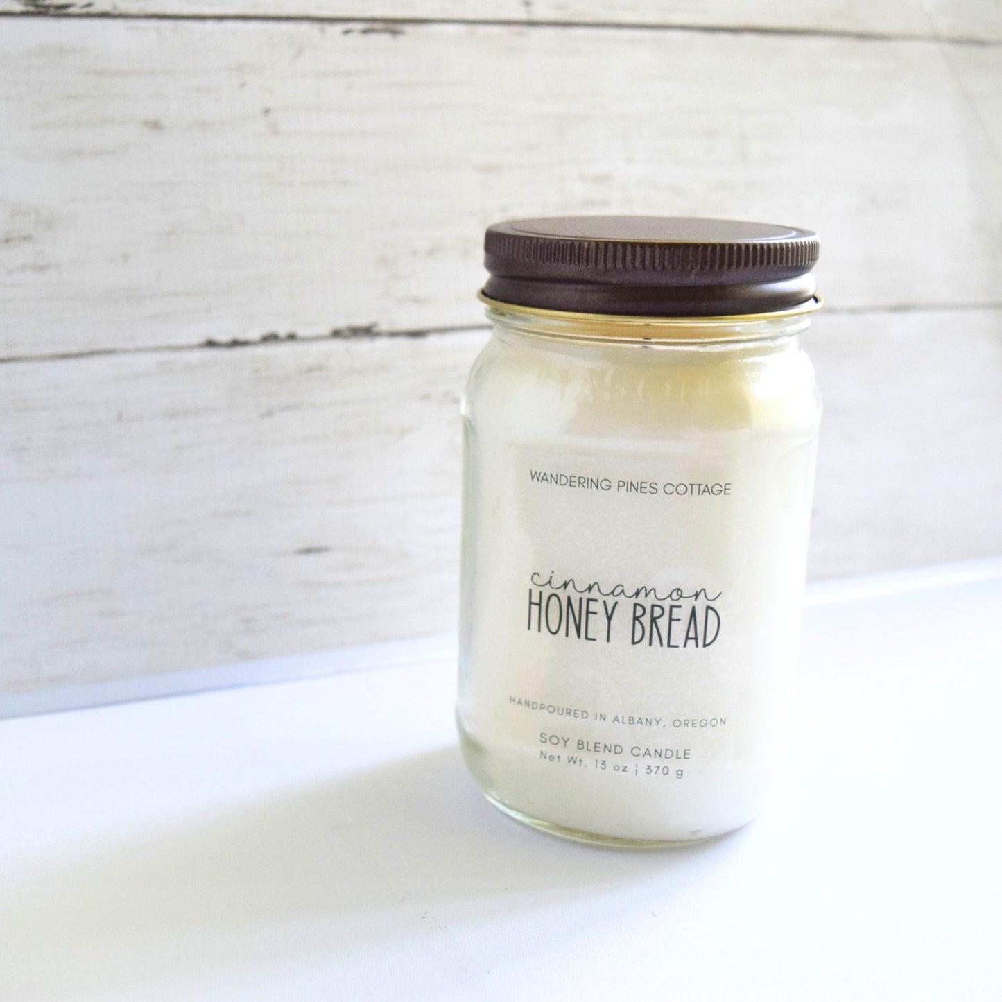 Cinnamon Honey Bread Mason Jar Candle