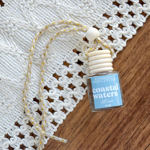 coastal waters hanging diffuser - wandering pines cottage