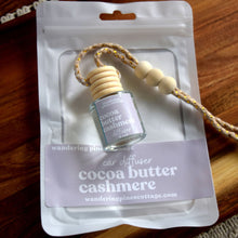 Load image into Gallery viewer, Cocoa Butter Cashmere Hanging Car Diffuser