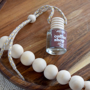 Coffee Shop Hanging Car Diffuser