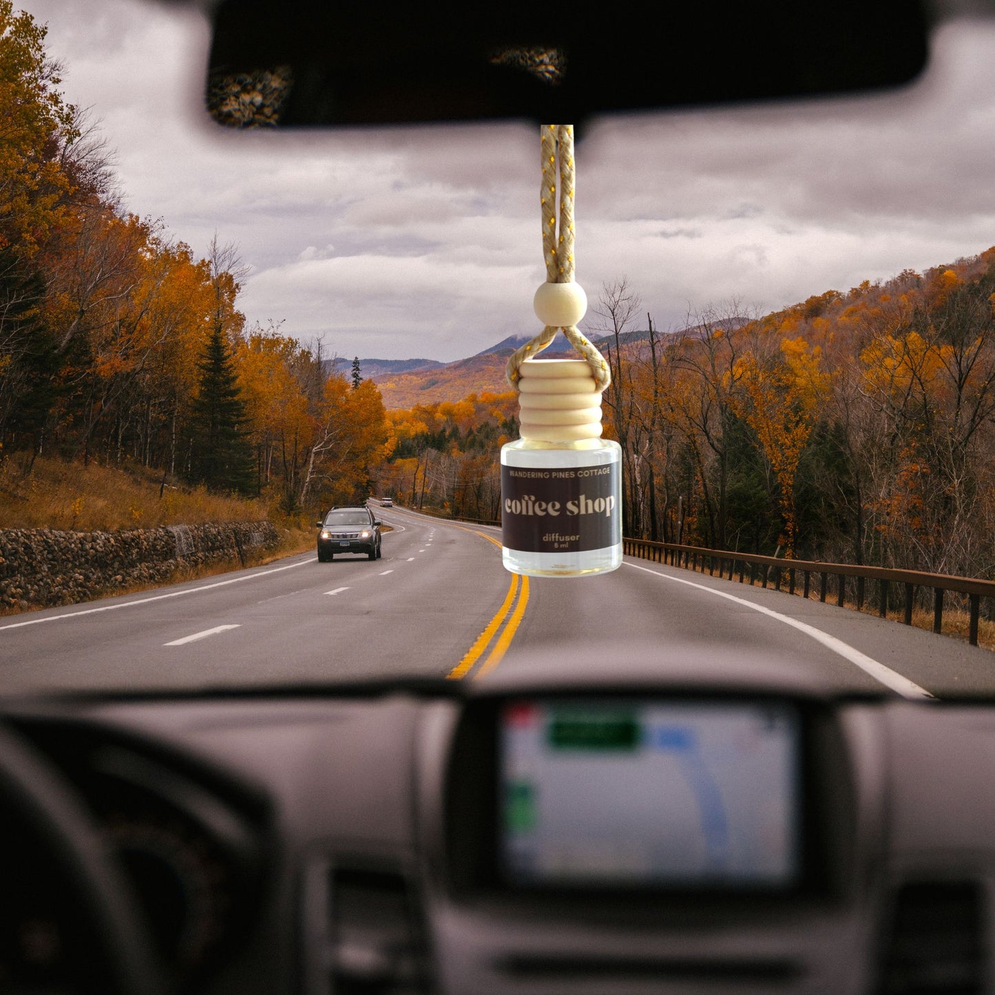 Coffee Shop Hanging Car Diffuser