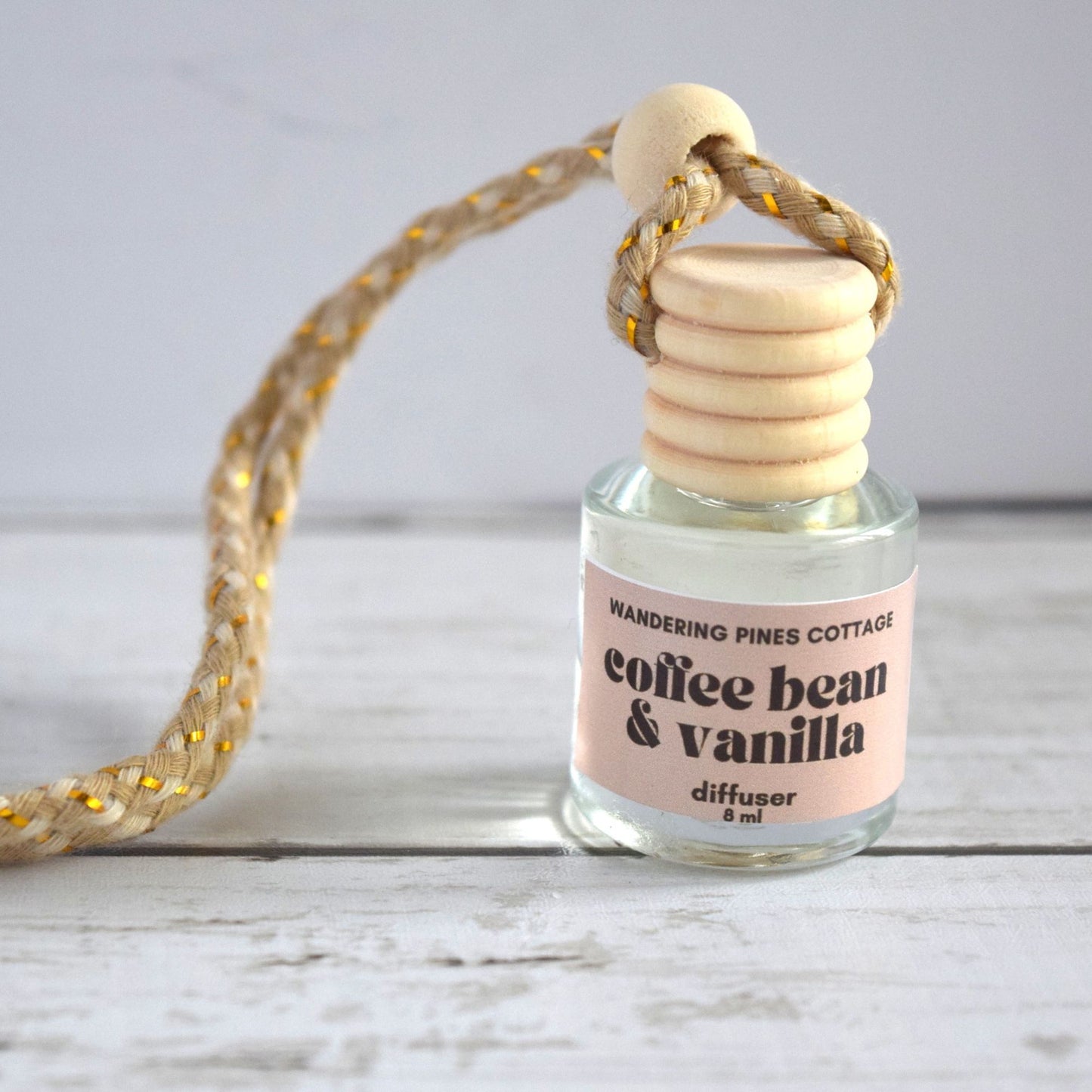 Coffee Bean and Vanilla Hanging Car Diffuser