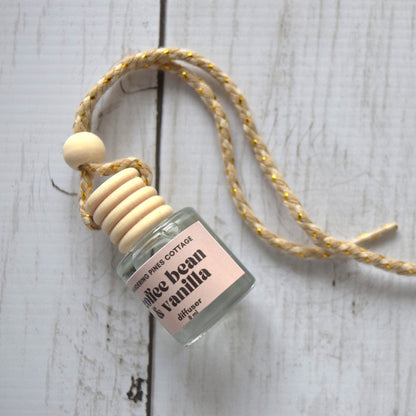 Coffee Bean and Vanilla Hanging Car Diffuser