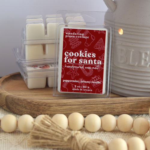 cookies for santa wax melts - wandering pines cottage