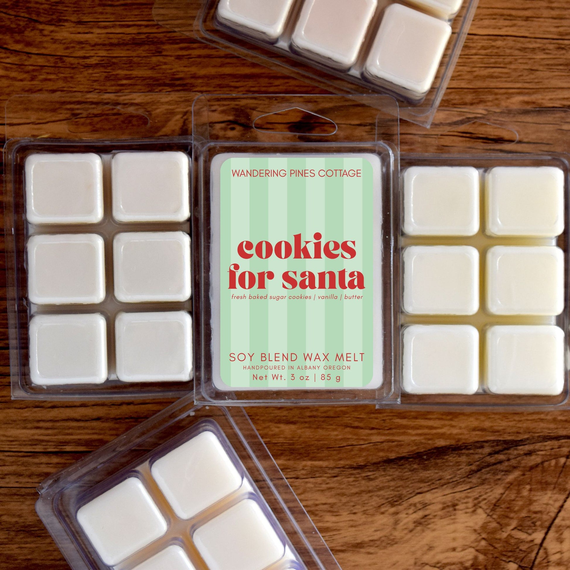 cookies for santa wax melts - wandering pines cottage