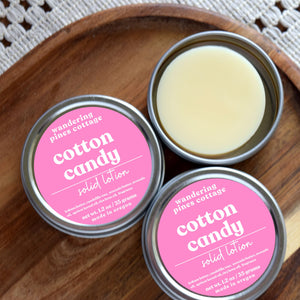 Cotton Candy Solid Lotion Tin