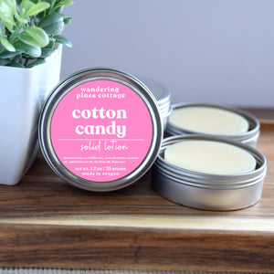 Cotton Candy Solid Lotion Tin