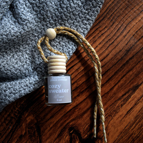 hanging diffusers cozy sweater