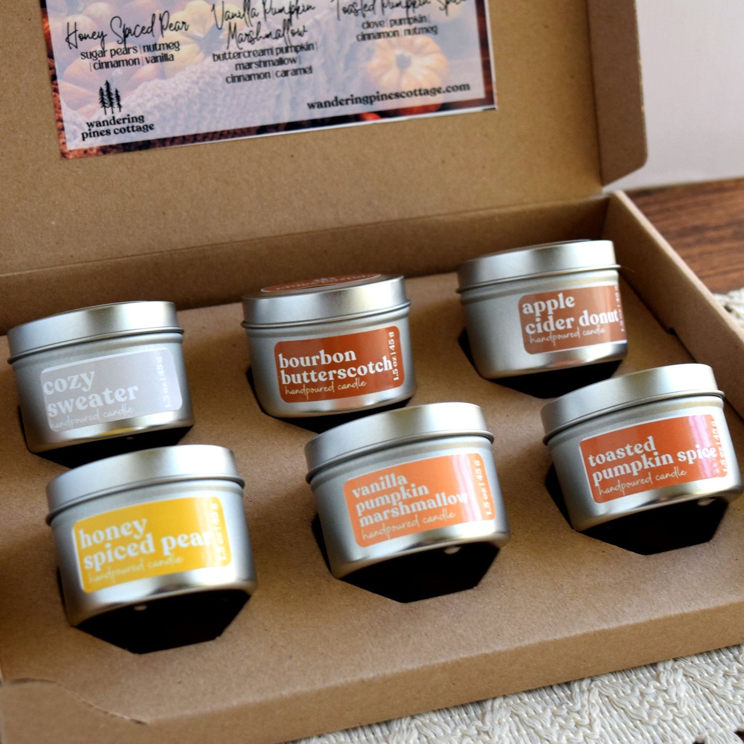 Autumn Fall Discovery Box Candles