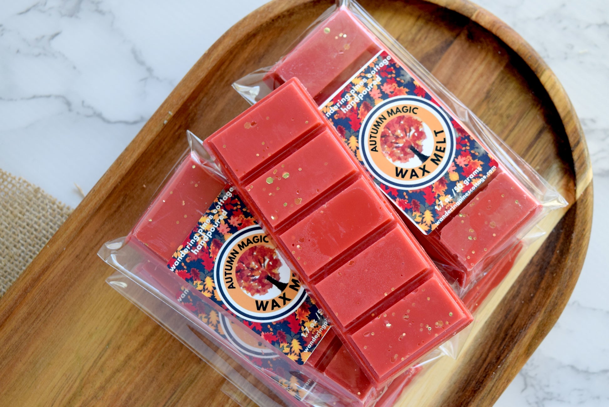 autumn magic wax melt snap bar - wandering pines cottage