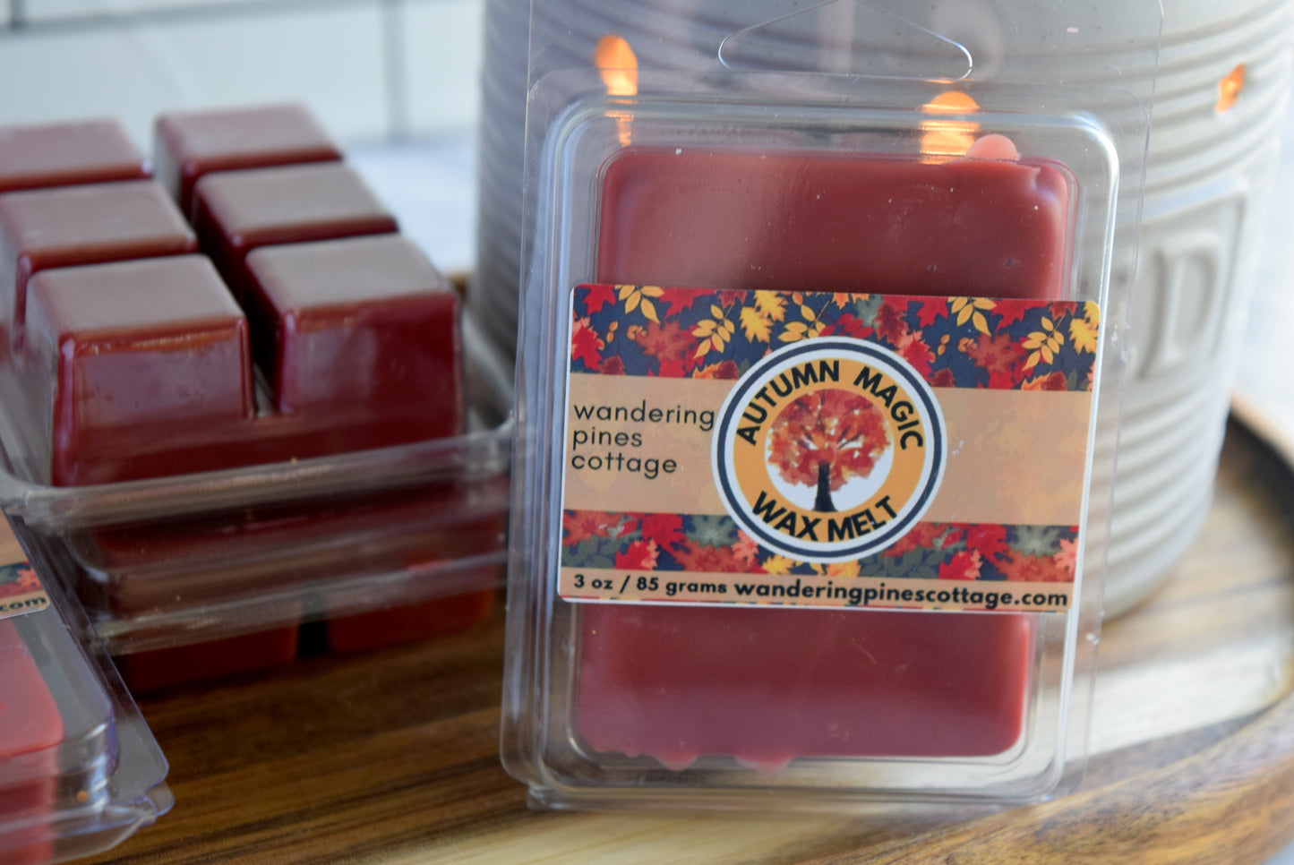 autumn magic wax melt - wandering pines cottage